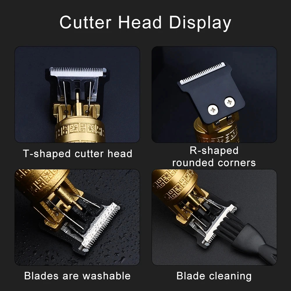 Professional Hair Trimmer Wireless Electric Hair Clipper Beard Shaver Men Hair Cutting Machine Barber For Men Haircut Style Oasis Select