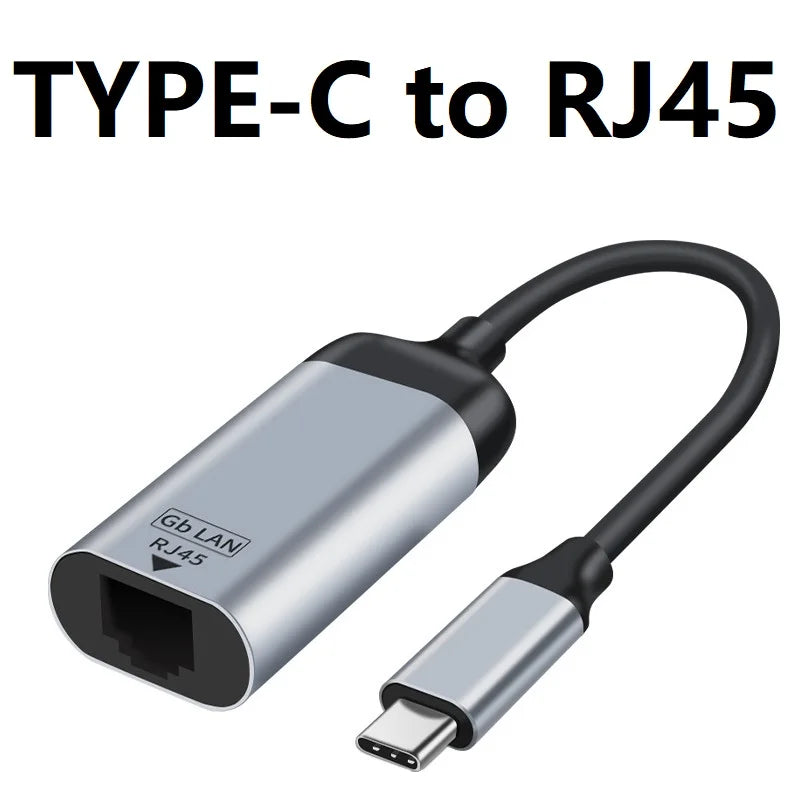 USB C Type C To 4K 8K HDMI HDTV USB C to DP DisplayPort miniDP VGA RJ45 Adapter For Laptop MacBook TV Box PS5 Switch iPad Galaxy Oasis Select C to RJ45