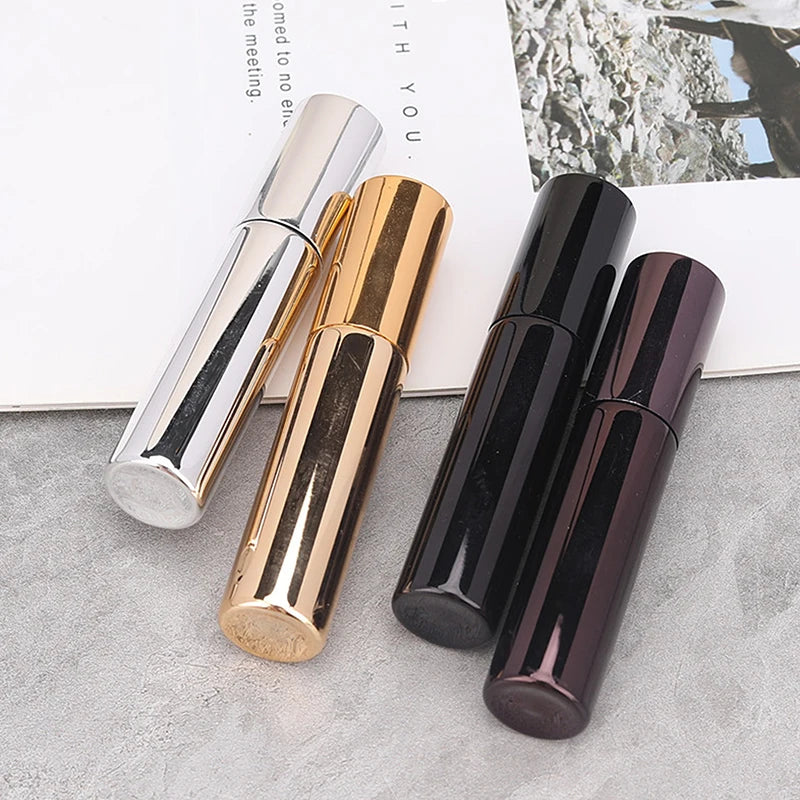 1PC 10ml Portable Mini Perfume Glass Bottle Travel Aluminum Spray Atomizer Empty Metal Parfume Atomiser Sprayer Oasis Select