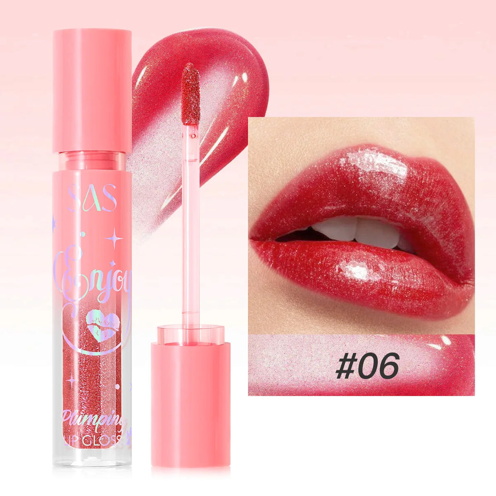 Pearlescent Plumping Lip Gloss – Glittery, Waterproof & Hydrating
