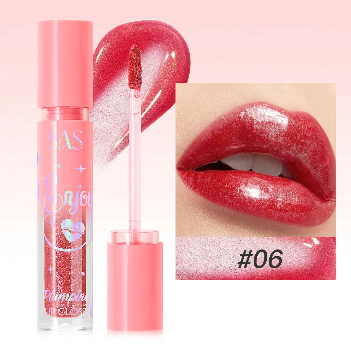 Pearlescent Plumping Lip Gloss – Glittery, Waterproof & Hydrating