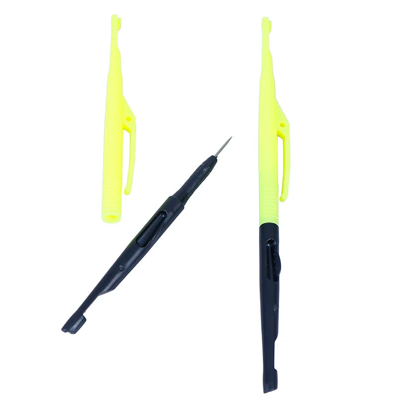 2Pcs Plastic Hook Remover Disgorger Knot Picker Tyer Tier Fly Fishing Hooks Tying Tools Fish Unhook Extractor Detacher Oasis Select