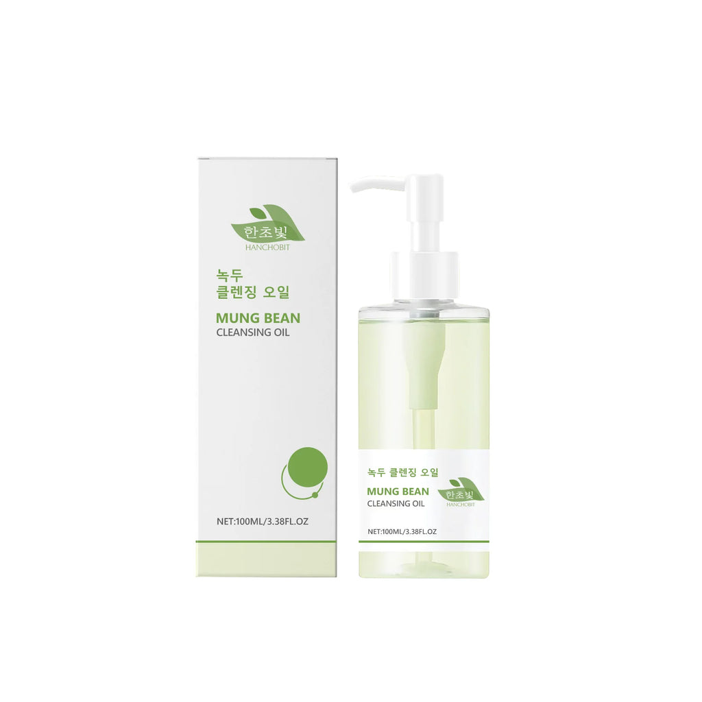 Hanchobit Mung Bean Cleansing Oil – Gentle Makeup Remover Makeup Remover Oil Oasis Select 100ml boxed