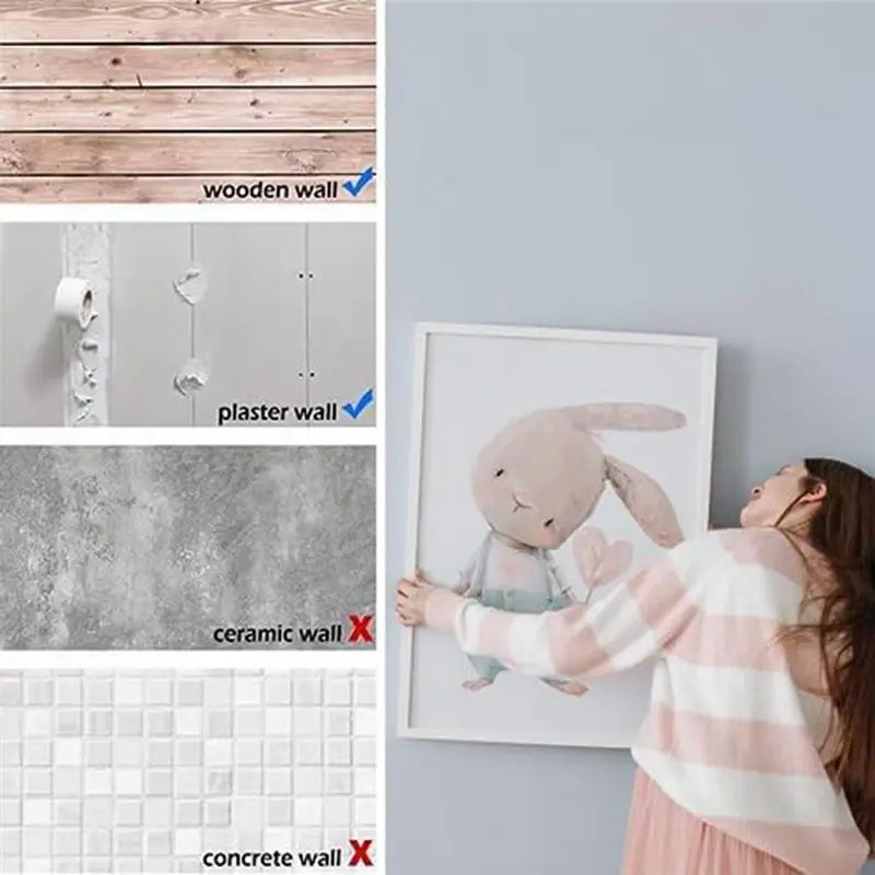 LIKE WISH 314 PCS Picture Hanging Kit Metal Heavy Picture Hanging Hooks For Drywall, Picture Hooks With Nails,Hanging Wire Sawto Oasis Select
