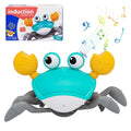 Dancing Crab Run Away Toy for Babies Crawling Interactive Escape Crabs Baby Birthday Thanksgiving Christmas Gift Battery Edition Oasis Select C with box