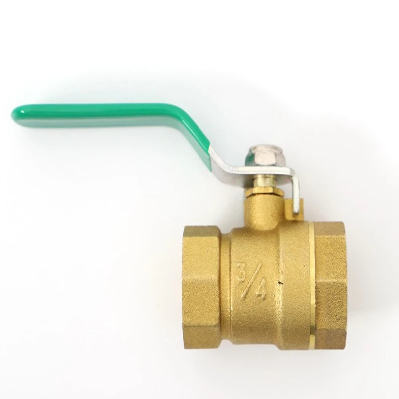 Brass Mini Ball Valve 1/2" 3/4"1inch BSP Type 216 Air Compressor Water Gas Oil Shut Off Valve Thicken Threaded Male To Female Oasis Select