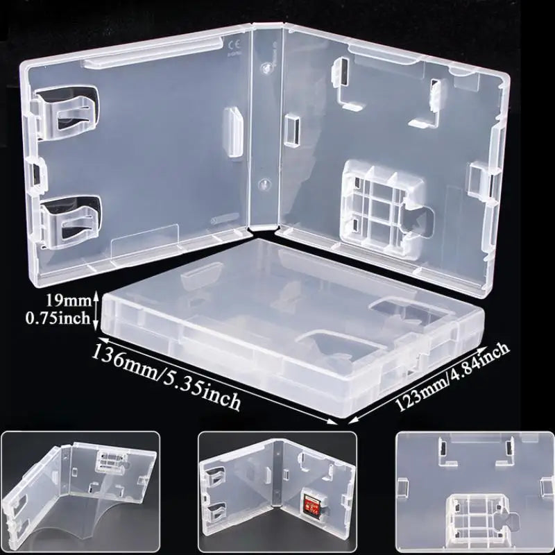 Game Card Storage Box Plastic Shell Protective Box Clear Plastic Organizer Box Holder Case For Switch NDS NDSL NDSi 3DS 2DS Oasis Select Default Title