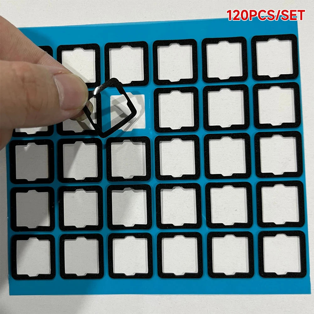 120Pcs Mechanical Keyboard Foam Pads – EVA/PE Dampening Kit