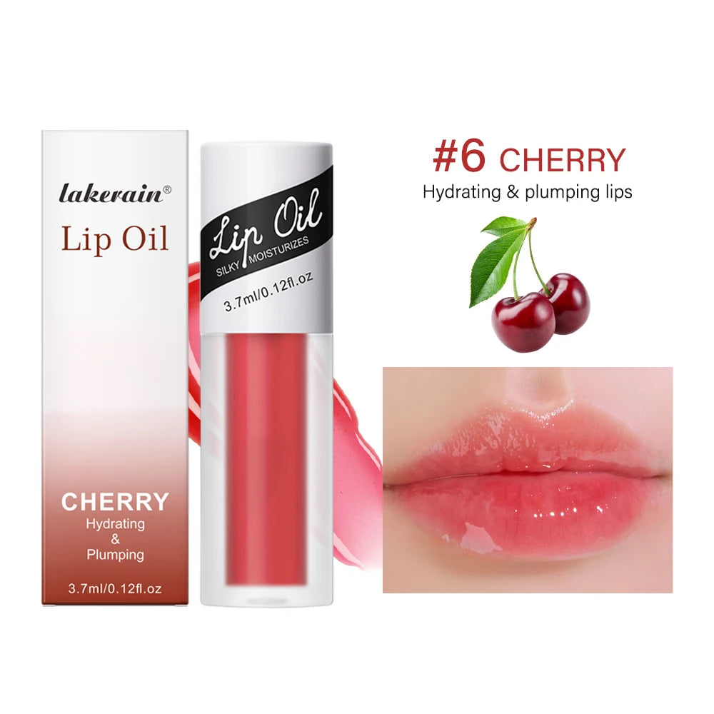 Korean Lip Oil Tint – Moisturizing, Plumping & Long-Lasting Lip Oil Tint Oasis Select 6 cherry