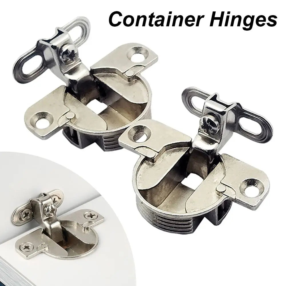 Ultra-Short Arm Cabinet Door Hinges | Zinc Alloy Wardrobe Hinge