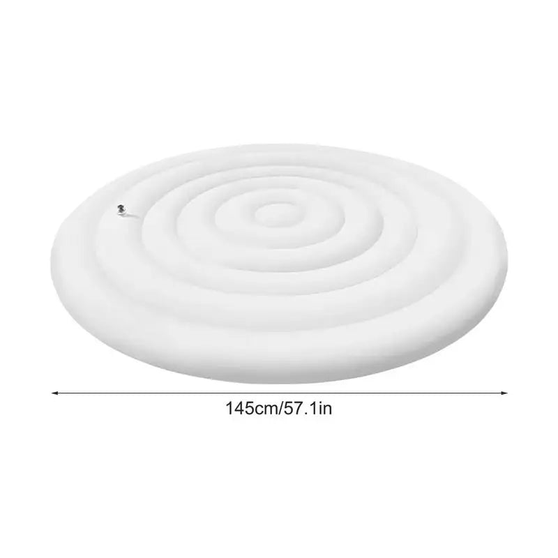 Inflatable Hot Tub Cover Round Lid Hot Tub Windproof Cover with Handles Outdoor Protection Thermal Hot Tub Cover for Bathroom Oasis Select