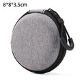 1Pc EVA Storage Bag Earphone/Phone/Charging Cable Pouch Carrying Bag Mini Zipper Earphone Case Portable Digital Accessories Oasis Select 8x8x3.5cm