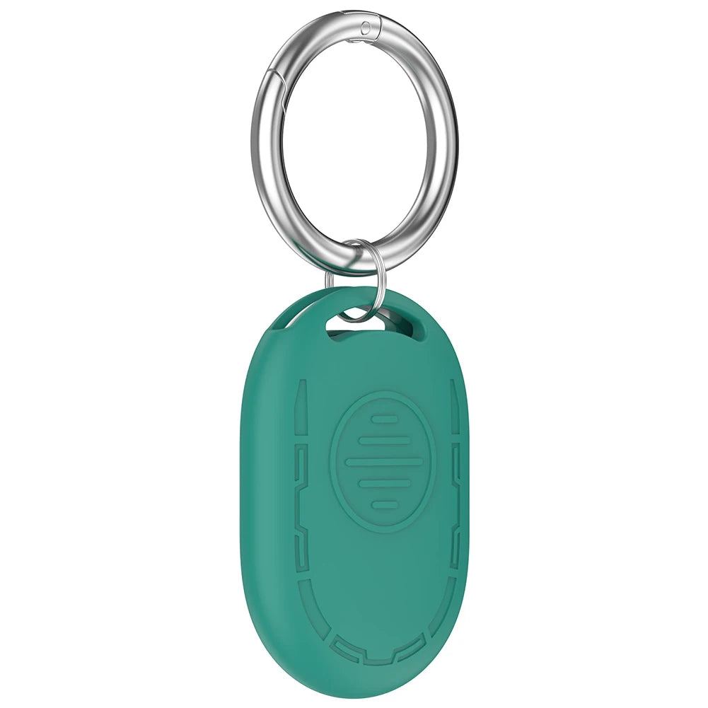 For Xiaomi Tag Protective Silicone Case for BLE UWB Models 4g 43.6 33.8 10.4mm Includes Keyring Flexible Fit No Obstruction Oasis Select Green