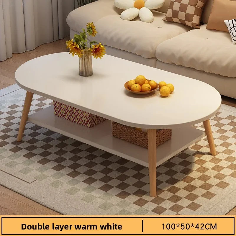 Multi-functional Coffee table living room small apartment living room sofa tea table bedroom simple bed INS wind small table Oasis Select SB-100CM