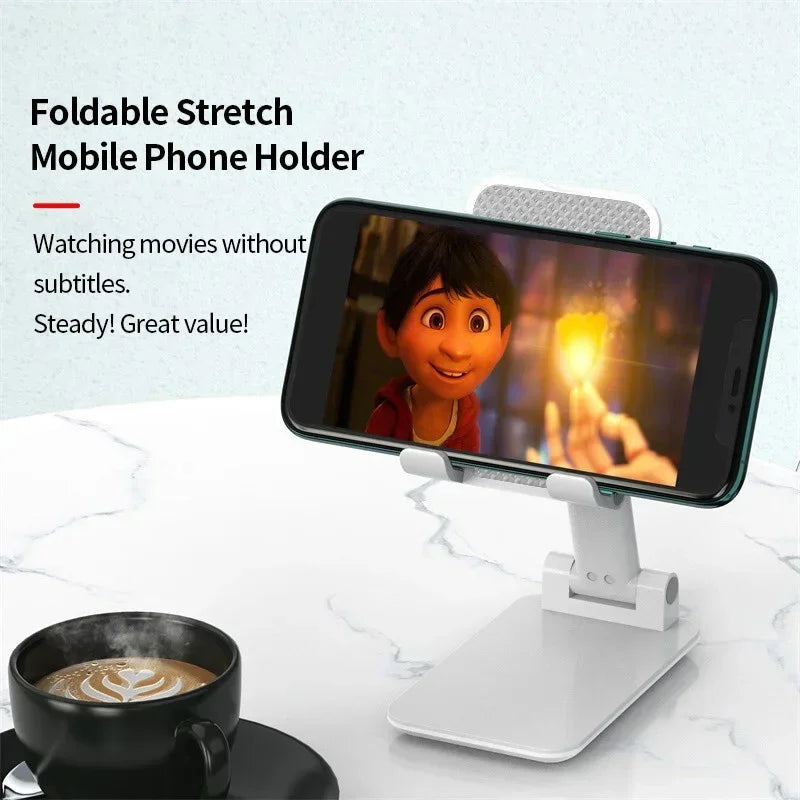Mobile Phone Stand Desktop Lazy Bedside Universal Support Stand for Cell Phone Foldable and Hoisting Multi-Function Telescopic Oasis Select