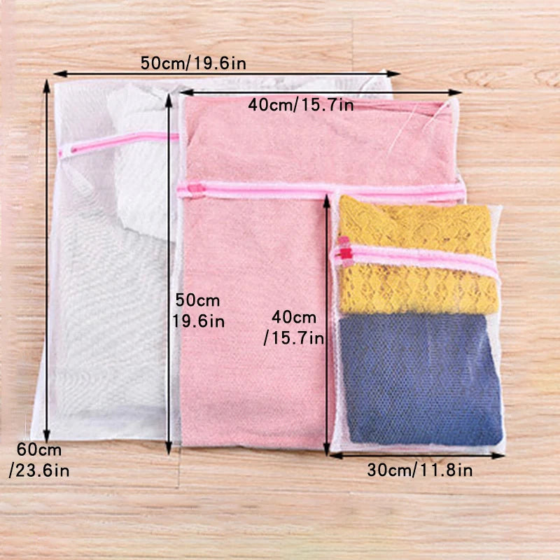 Mesh Laundry Bags for Delicates – Anti-Deformation 2/3/5 Pack
