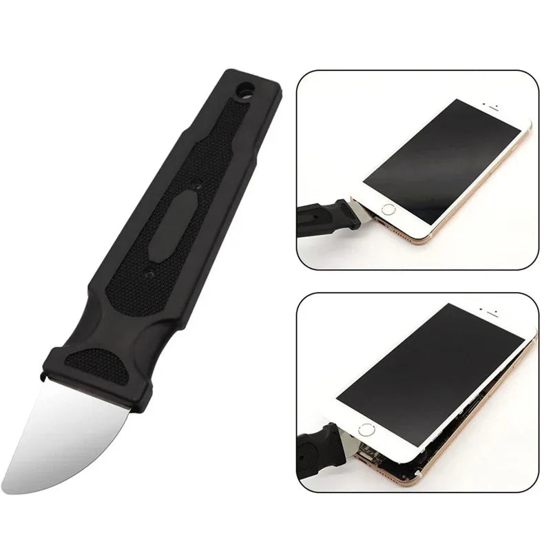 1pcs Crow Bar Stainless Steel Disassembly Tool Thin Disassembly Piece Metal Disassembly Stick Phone Tablet Repair Tool Crowbar Oasis Select