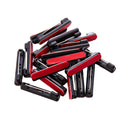 50pcs Black White Safety Pins Badge Pins with Sticky Strips for Name Tag ID Card Badge DIY Craft Brooch Jewelry Making Accessory Oasis Select Black with Adhesive 22mm