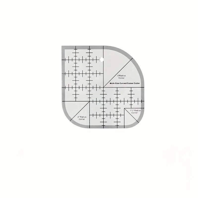 1PC Creative Corner Knife Quilting Ruler Acrylic Sewing and Sewing Ruler DIY Sewing Template Sewing Tool Corner Ruler Oasis Select