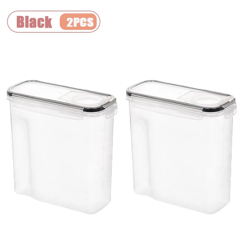 1-4pcs 3D Printer Filament Dry Box Sealed Dustproof Moisture Proof Storage Container for Universal Spool Holder Oasis Select Black-2PCS