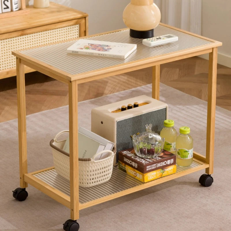 Living room mobile small coffee table cart sofa side cabinet side cabinet bedroom bedside shelf small side table Oasis Select