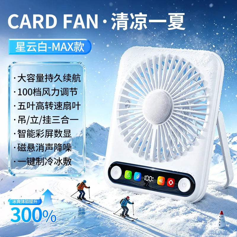 Silent USB Desktop Mini Fan – Wall-Mountable, 1W Compact