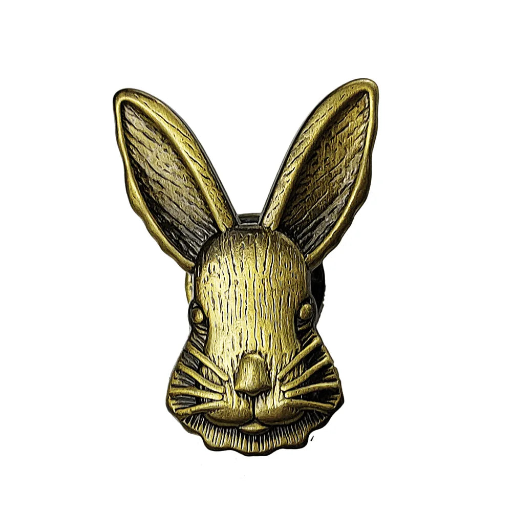 Easter Day Retro Alloy Rabbit Bunny Brooches Pins Female Trendy Party Collar Pins Cute Sweater Badges Pin Accessories Oasis Select F