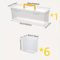 Portable Parts Organizer Box With Handle Clear Plastic Storage Case For Tools Screws Nuts Bolts Hardware Produce Bag Tote Oasis Select set