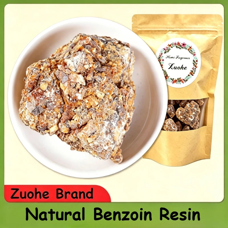 Myrrh & Frankincense & Benzoin Resin for Meditation, Aromatherapy & Spiritual Rituals | Natural Home Fragrance, Stress Relief Oasis Select Benzoin 100g