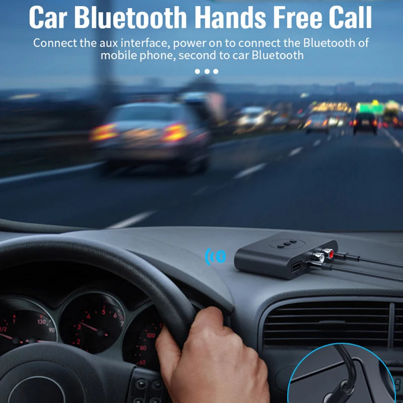 Bluetooth 5.2 Audio Receiver NFC U Disk RCA 3.5mm AUX USB Stereo Music Wireless Adapter With Mic For Car Kit Speaker Amplifier Oasis Select