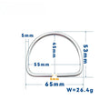 SS316 Stainless Steel D Ring Quick Release Buckle For Diving Backpack Gear And Water Sports Equipment Accessories Oasis Select Gray