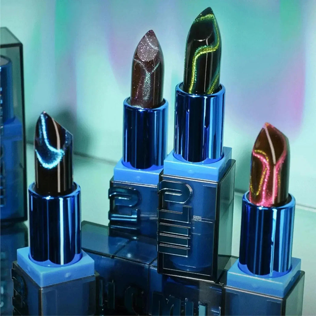 MLSMILE 4-Pc Color Changing Cat Eye Glitter Lipstick Set