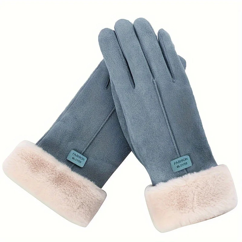 Women's Winter Warm Touchscreen Gloves Plush Lined Thick Outdoor Leisure Protection Oasis Select