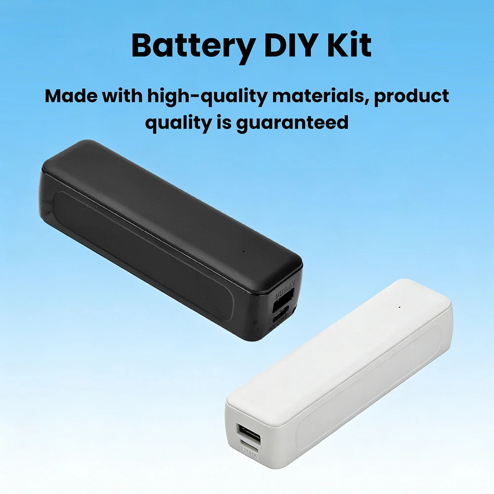 DIY Power Bank Case for 21700 Battery Solder-Free Type-C Portable 5V 1A Mini Power Supply Kit Not Including Batteries Oasis Select