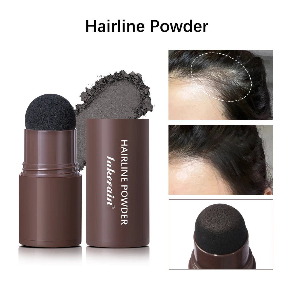 Waterproof Hairline & Root Concealer Pen – Instant Grey Coverage with Easy Blend Powder Stick for Normal Hair Oasis Select