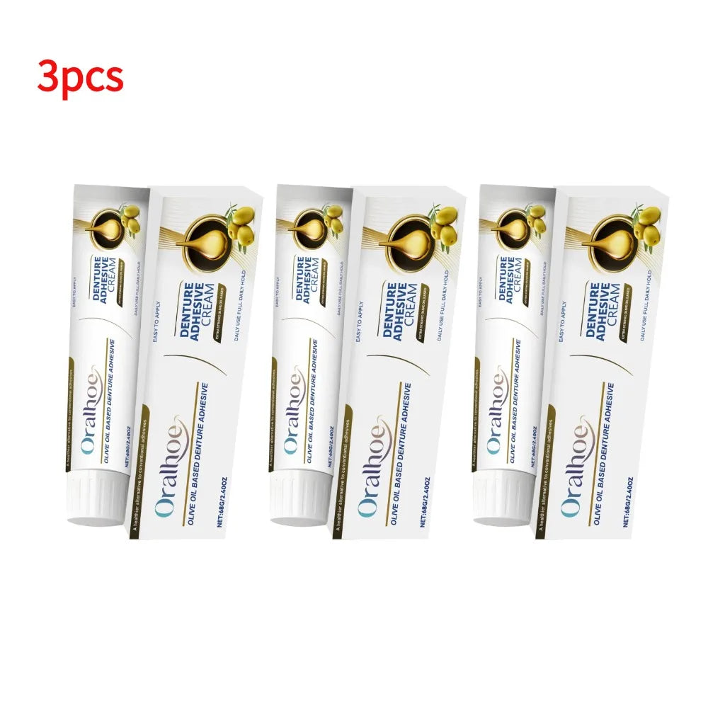 Comfort Denture Adhesive Denture Care Thermoplastic Secure Fixation Natural Fit Adhesive Fixed Denture Prevent Fake Teeth Loosen Oasis Select 3pcs