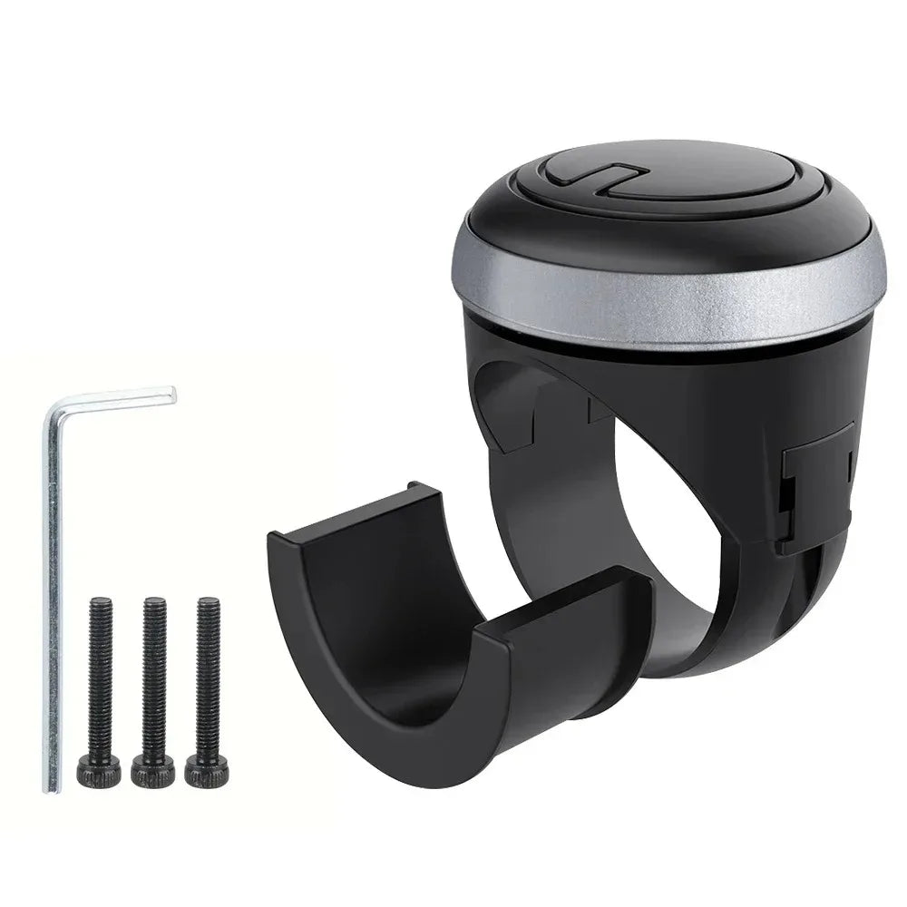 Steering Wheel Spinner Knob | Universal One-Handed Control