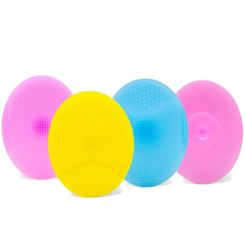 1/3pc Silicone Face Cleansing Brush Facial Deep Pore Skin Care Scrub Cleanser Tool New Mini Beauty Soft Deep Cleaning Exfoliator Oasis Select