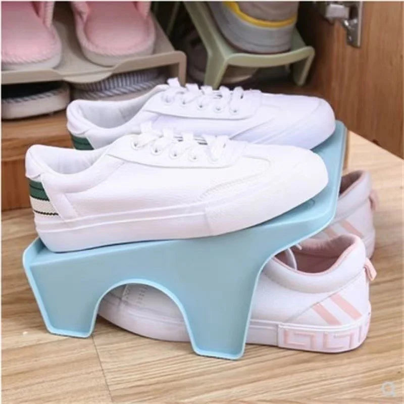 Household Shoe Rack Organizer Shoes Footwear Storage Stand Support Space Saving Cabinet Closet Holder Save Space Modern Bracket Oasis Select
