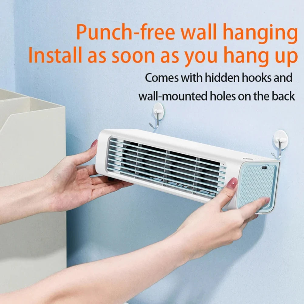 Bladeless Silent Fan 3000mAh Rechargeable – 3-Speed Cooling Bladeless Cooling Fan Oasis Select