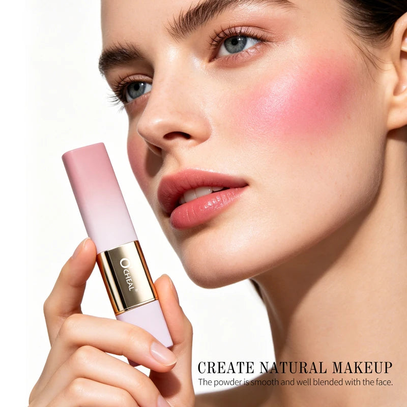 Waterproof Powder Blush Stick – Long-Lasting Natural Finish Powder Blush Stick Oasis Select