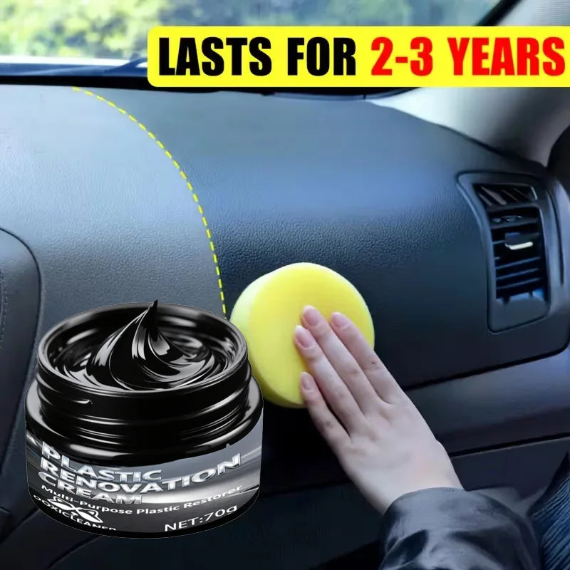 Plastic Repair Paste & Tire Shine | UV Protection 5-Min Fix Car Detailing Paste Oasis Select
