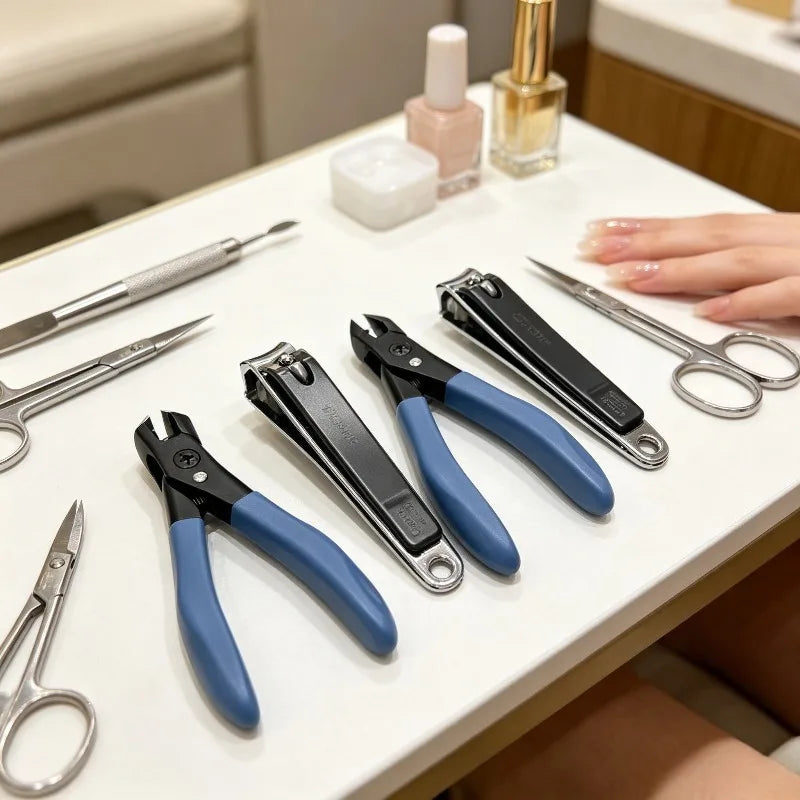 Professional Toenail Scissors Large Opening Ergonomic Non-slip Grip Waterproof Thick Nail Trimming Manicure Tool Oasis Select