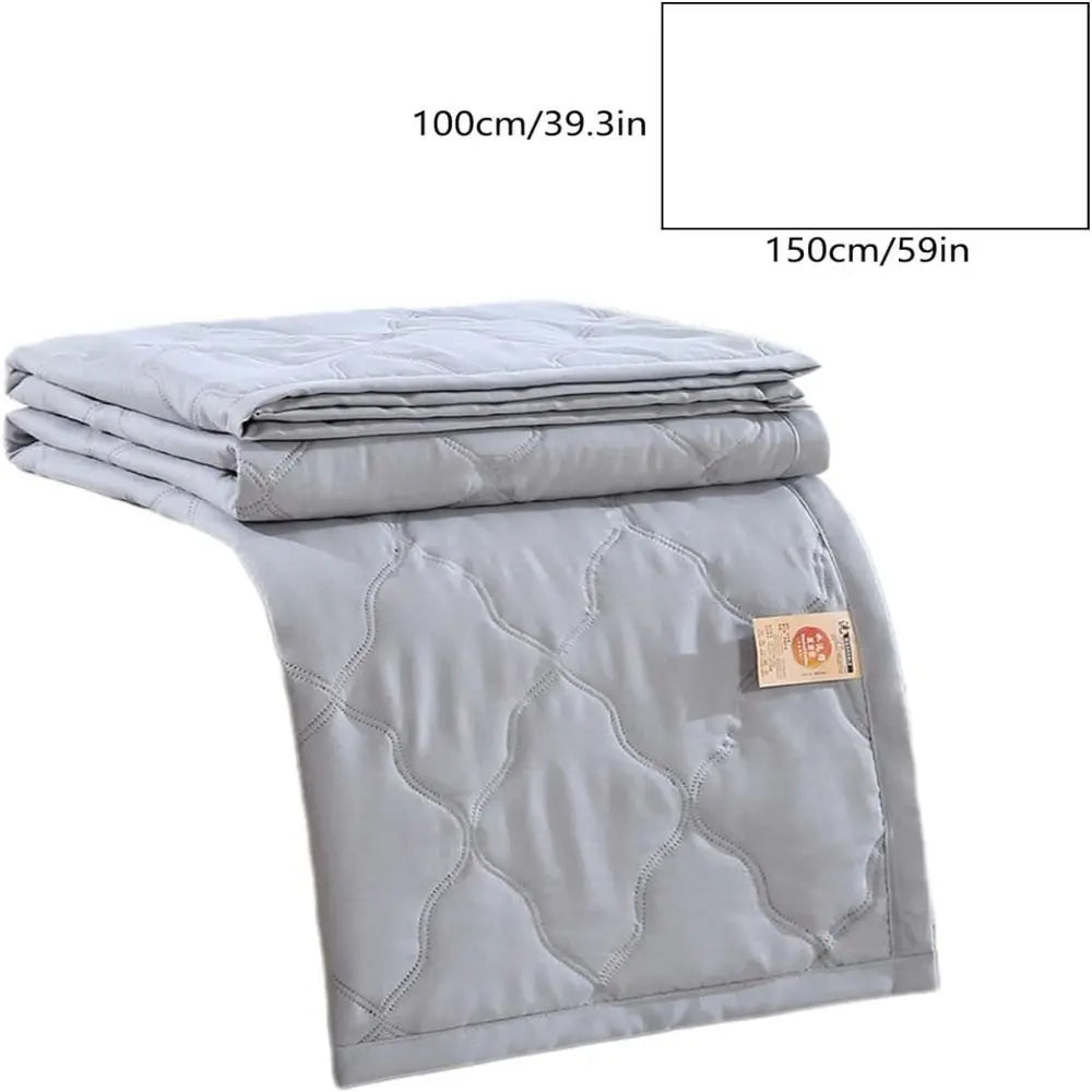 New Double Sided Cooling Blanket Comfortable Breathable Conditioning Quilt Spring Summer Solid Color Skin-Friendly Cooler Quilt Oasis Select