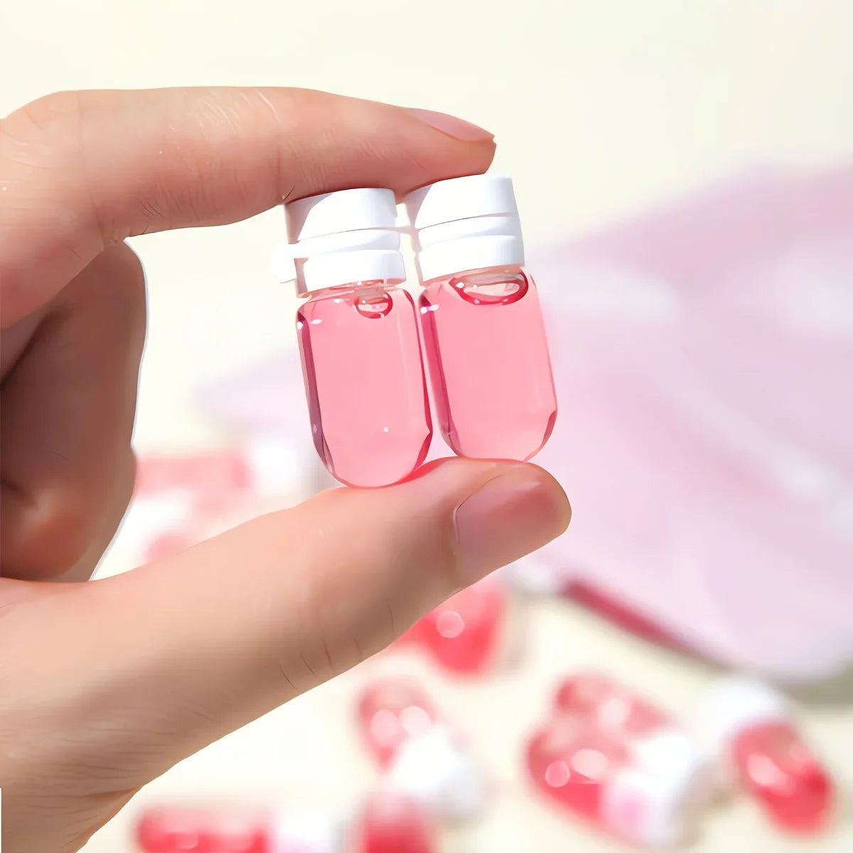 5pcs Clear Leak-Proof Travel Bottle for Makeup Remover & Lotion, Portable Dispenser with Flip-Top Essence Bottled Separately Oasis Select