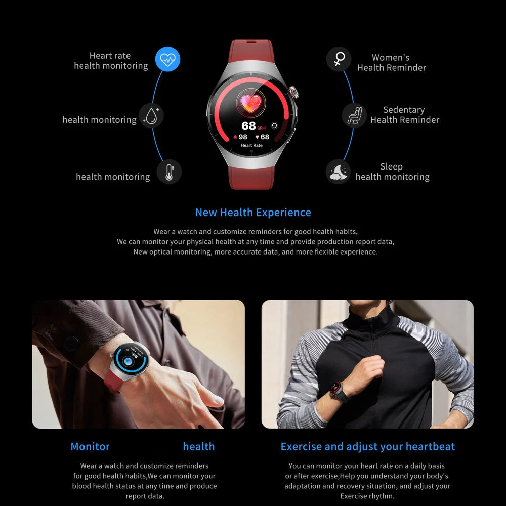 New Strong Light Flashlight Bracelet BT Call Smartwatch Men Health Monitor Sports Multilingual Business Smart Watches Waterproof Oasis Select