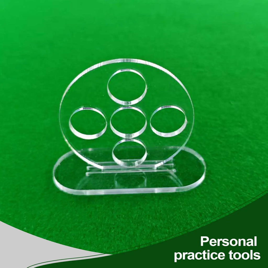 Billiards Rod Training Aids Pool Table Stick Practice 5 Holes Stable Pool Cue Accuracy and Club Control Trainer for Beginners Oasis Select