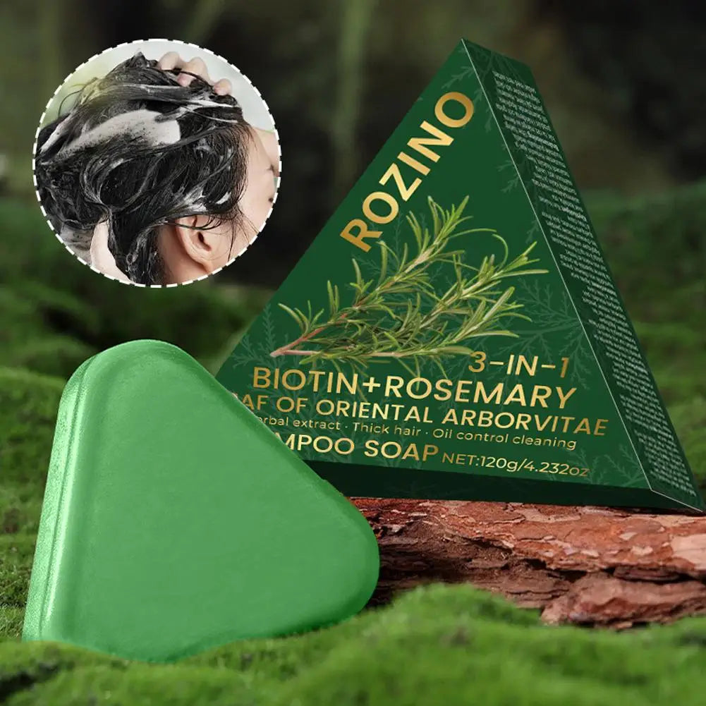 Thuja Leaf & Usman Grass Shampoo Bar Handmade Solid Soap Hair Nourishing Hair Oil Control Refreshing Fluffy Soothing Hair Care Oasis Select