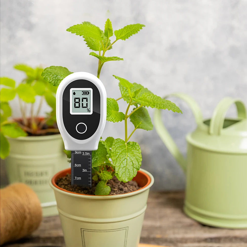 Digital Moisture Meter Soil Humidity Sensor with Backlight and Scale for Garden Lawn Farm Orchard High Accuracy Oasis Select