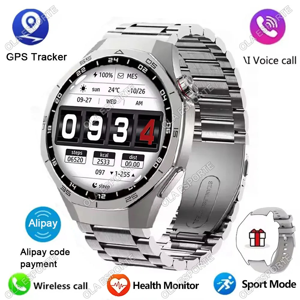Ola Esporte Smart Watch GPS, Bluetooth Call, HD Screen IP68